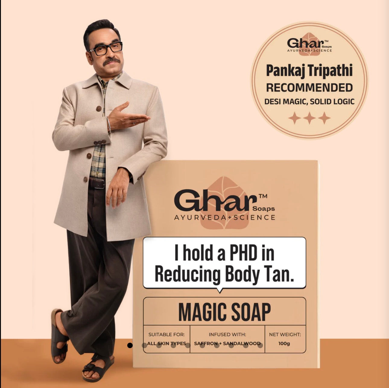Magic Soap (Sandal Wood and Saffron Soap)