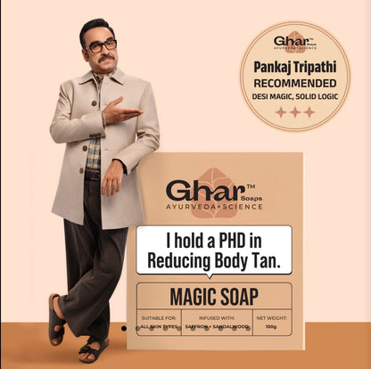 Magic Soap (Sandal Wood and Saffron Soap)