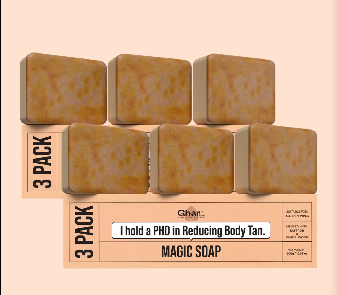 Magic Soap (Sandal Wood and Saffron Soap)