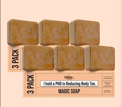Magic Soap (Sandal Wood and Saffron Soap)