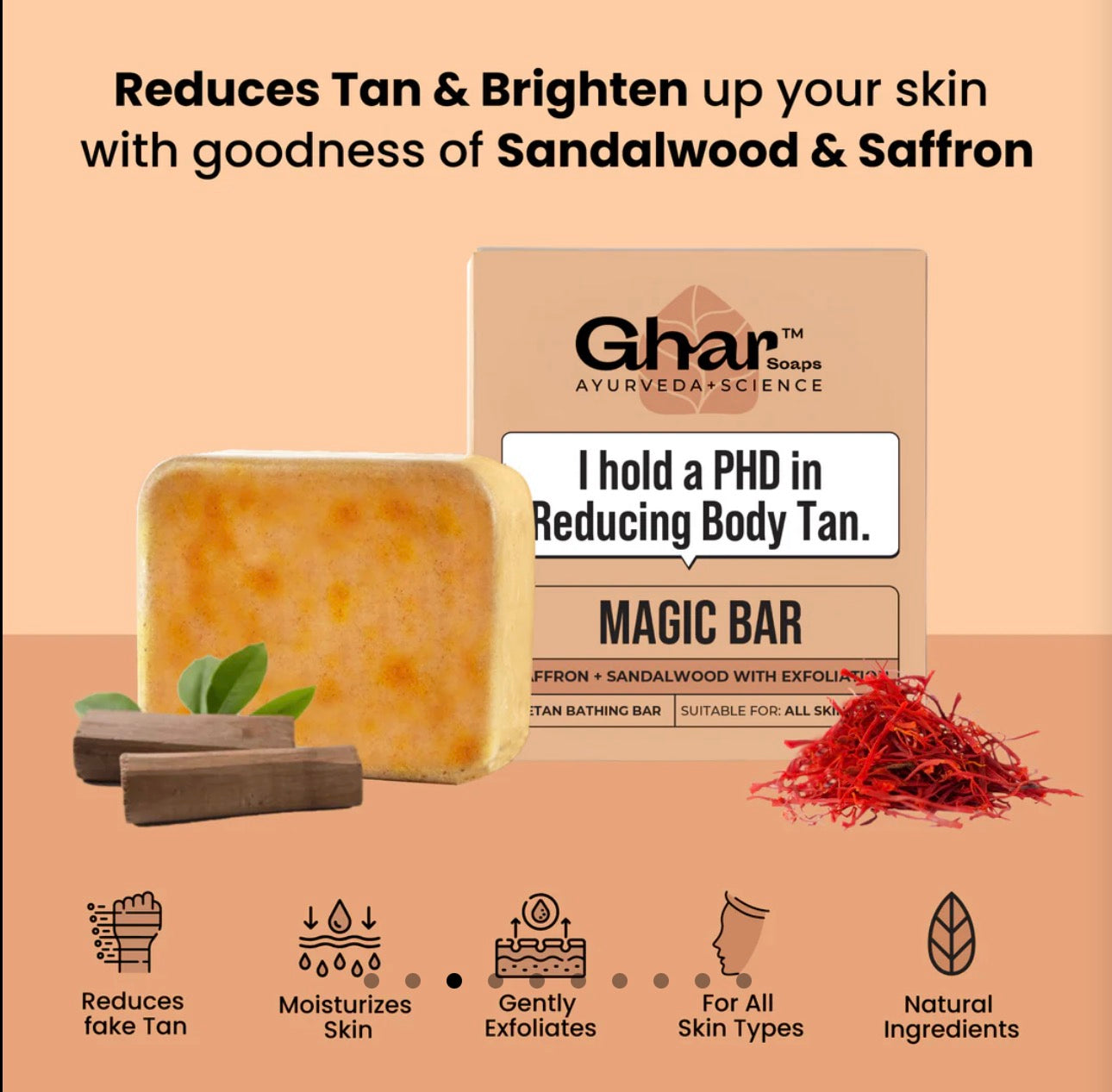Magic Soap (Sandal Wood and Saffron Soap)