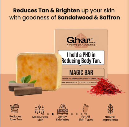 Magic Soap (Sandal Wood and Saffron Soap)